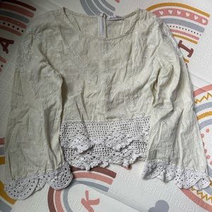 Love shack fancy size S white top